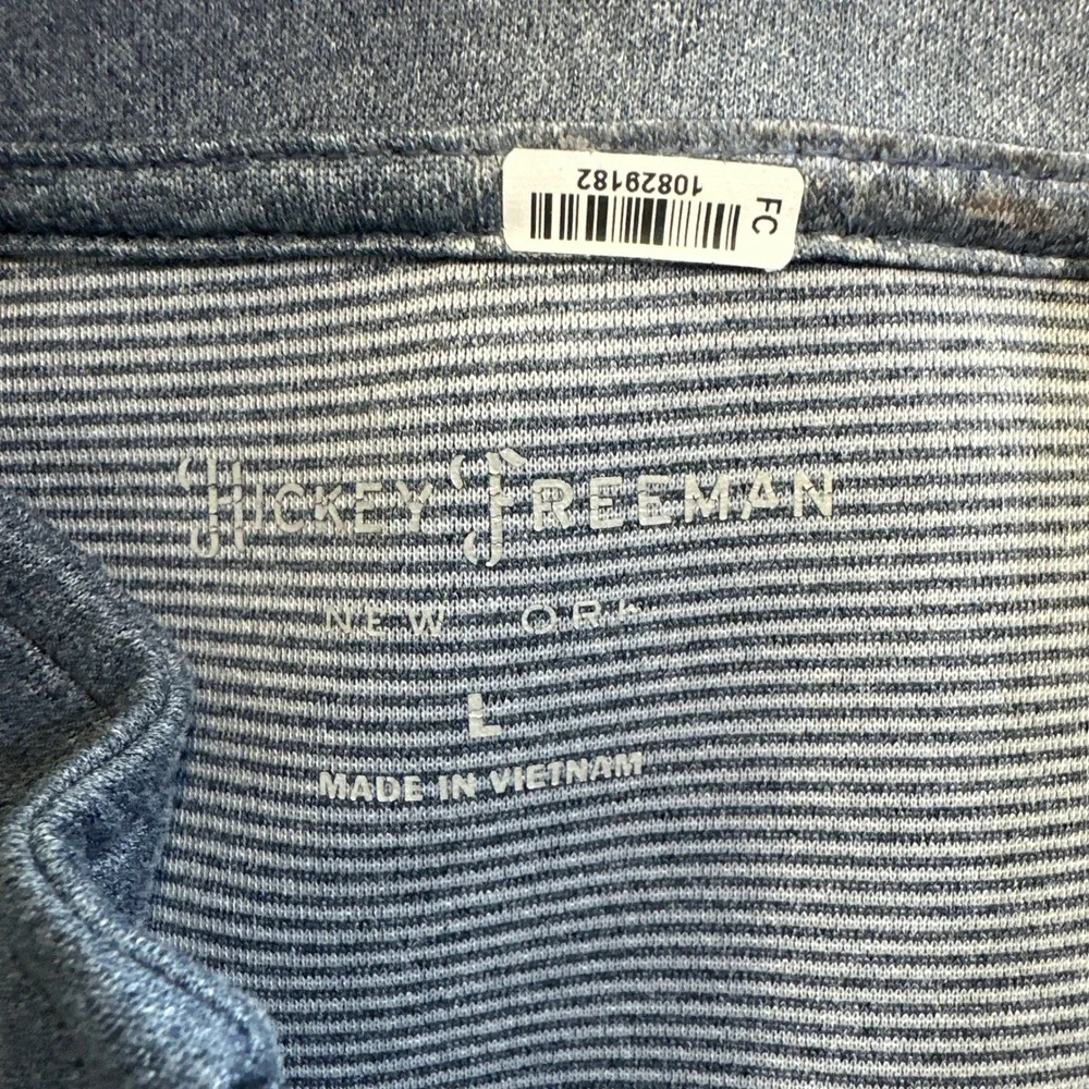 Hickey‎ Freeman Quarter Zip Pullover Mens Large Gray Stretch Performance